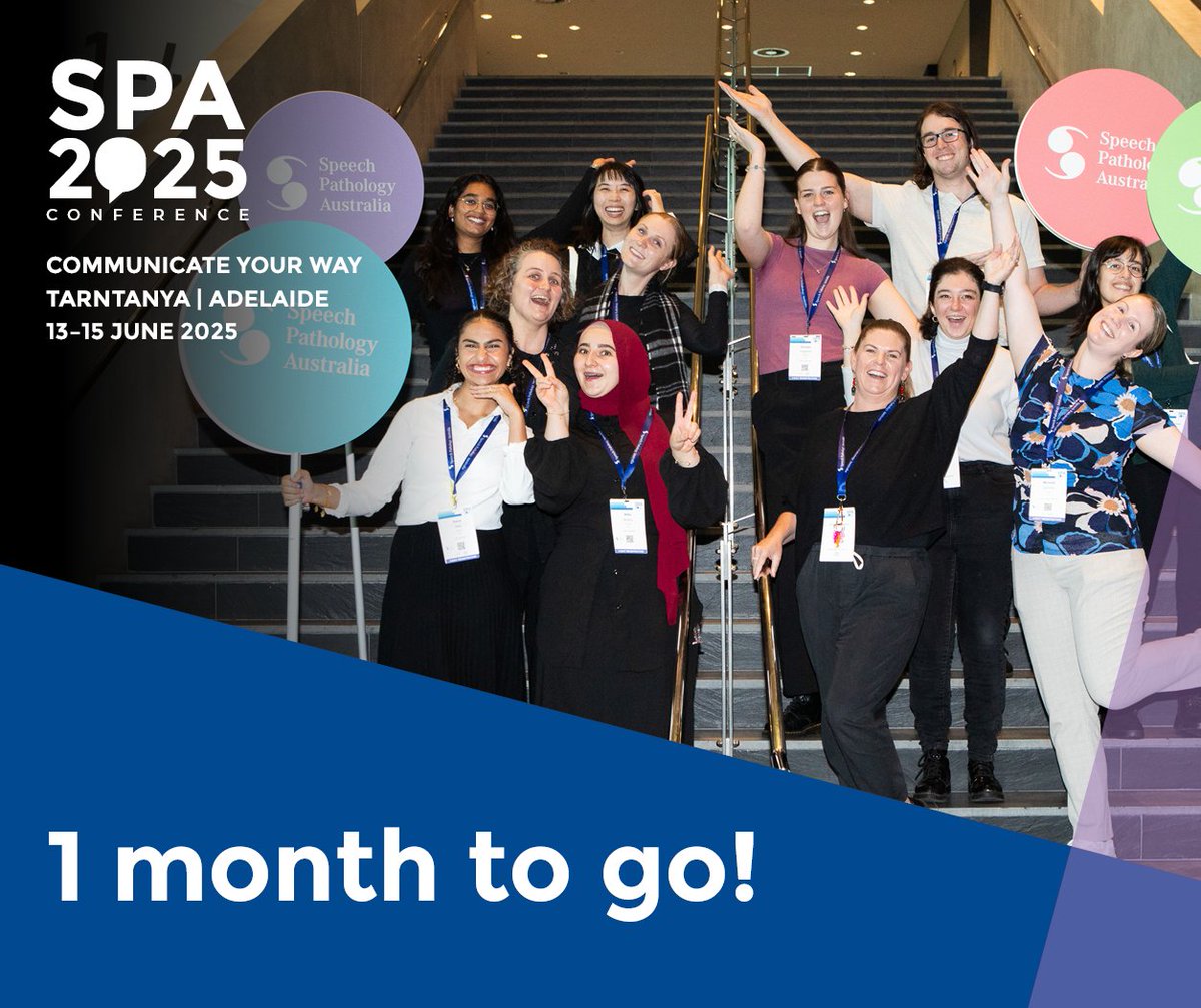 Speech Pathology Australia (@speechpathaus) on Twitter photo The countdown begins! Just one month until the SPA 2025 Conference with innovative sessions, engaging presenters, and networking opportunities.
Thanks to AlliedX, <a href="/ReadingDoctor/">Reading Doctor</a> & splose.
Register now: speechpathologyaustralia.org.au/2025Conference
#SPA2025CONF The countdown begins! Just one month until the SPA 2025 Conference with innovative sessions, engaging presenters, and networking opportunities.
Thanks to AlliedX, <a href="/ReadingDoctor/">Reading Doctor</a> & splose.
Register now: speechpathologyaustralia.org.au/2025Conference
#SPA2025CONF