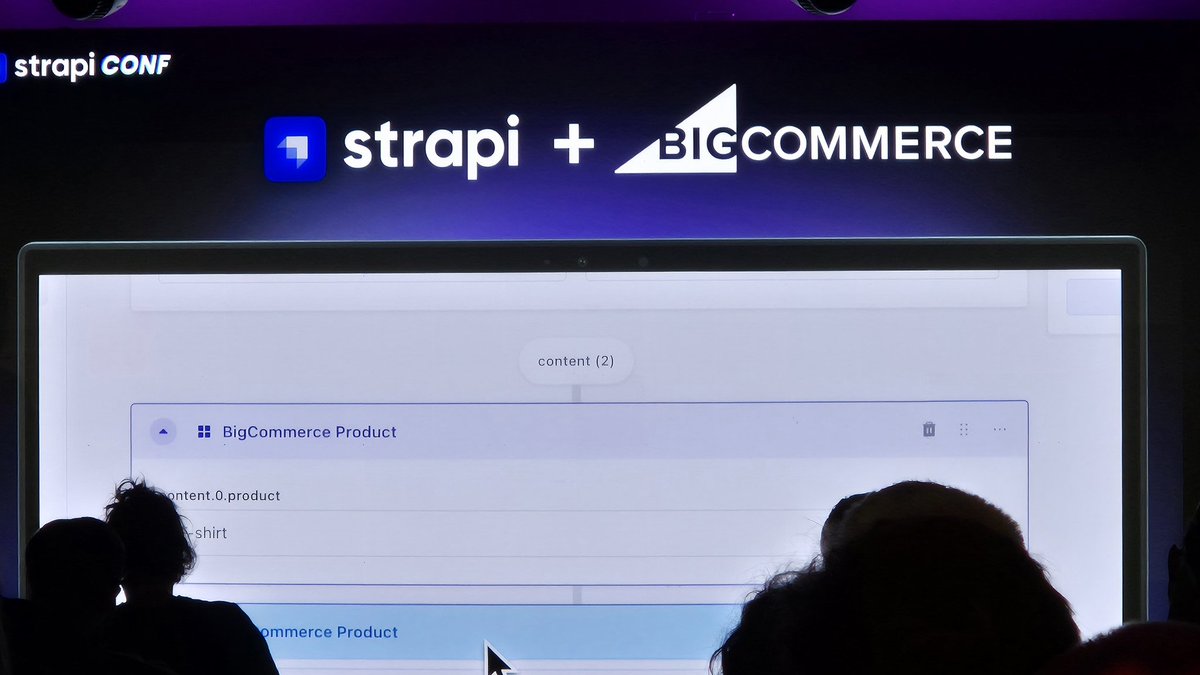 Big news from #StrapiConf: the official Strapi + BigCommerce integration plugin just dropped!

Proud to be here with BigCommerce as a sponsor. Headless commerce just got a major boost.

#HeadlessCommerce #eCommerce #Strapi #BigCommerce