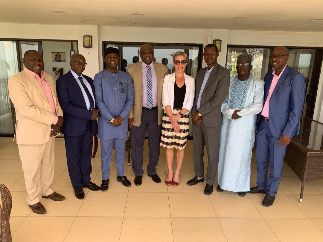 Harriet King (@hckingfcdo) on Twitter photo It was wonderful to host all the Governors from across #TheGambia yesterday, plus the Executive Coordinators from KMC and Banjul, to discuss both the challenges and huge potential here. Looking forward to visiting them all on my next tour of my favourite country. <a href="/UKinTheGambia/">UK In The Gambia🇬🇧🇬🇲</a> It was wonderful to host all the Governors from across #TheGambia yesterday, plus the Executive Coordinators from KMC and Banjul, to discuss both the challenges and huge potential here. Looking forward to visiting them all on my next tour of my favourite country. <a href="/UKinTheGambia/">UK In The Gambia🇬🇧🇬🇲</a>