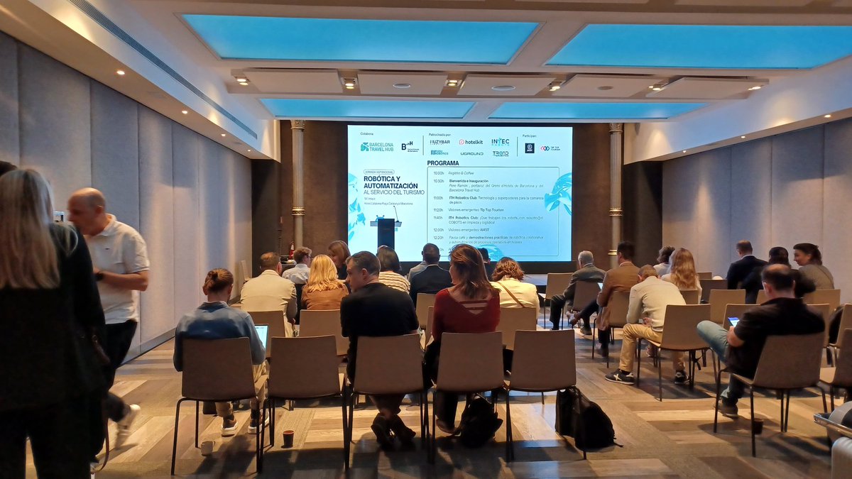 ithotelero's tweet image. ¡En breves arranca la jornada de robótica en Barcelona!
Turismo, automatización y mucho por descubrir en el Hotel Catalonia Plaza Catalunya
#ITHRoboticsClub