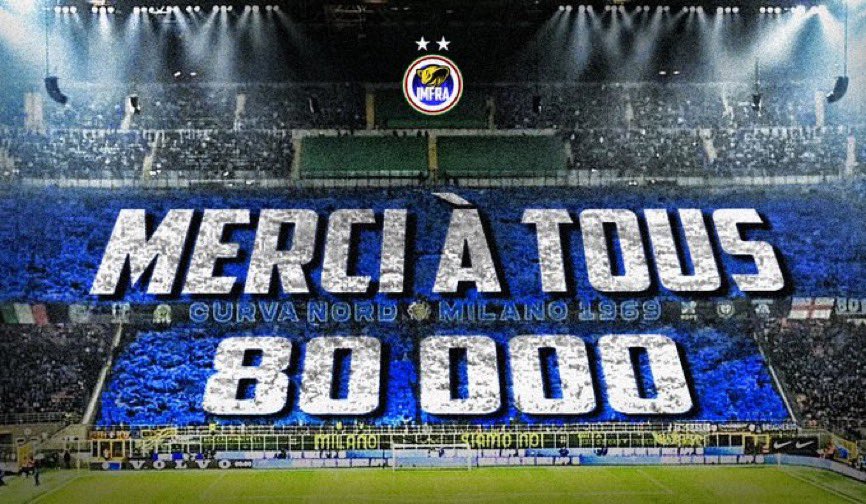 80’000 ABONNÉS 🎊 

MERCI infiniment à chacun d'entre vous pour votre soutien et votre force depuis toutes ces années. On est tellement reconnaissant d'avoir une communauté aussi incroyable.

FORZA INTER 🖤💙