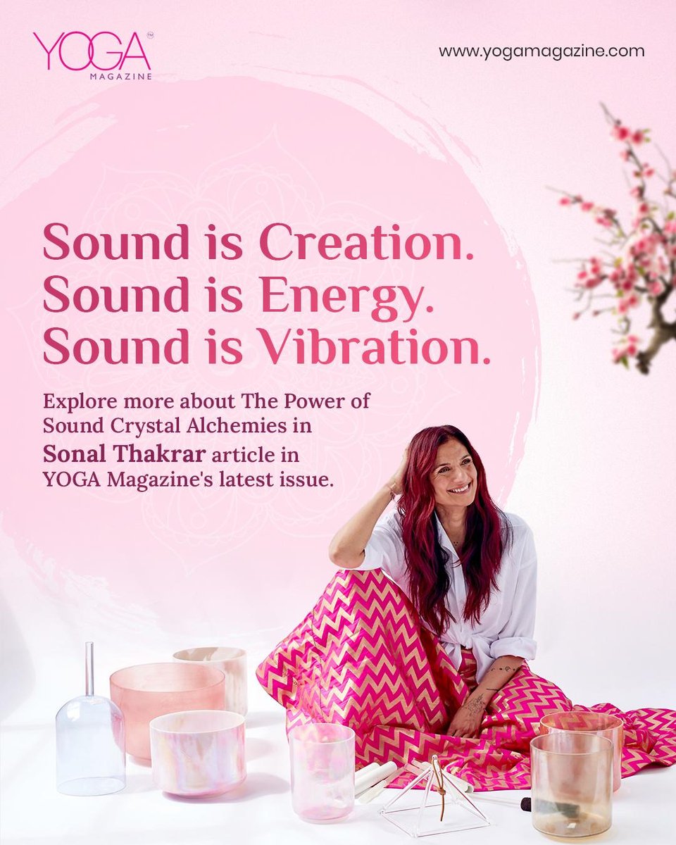Yoga Magazine (@myyogamagazine) on Twitter photo ๐ Sound is Creation. Sound is Energy. Sound is Vibration. โจ
Discover how sound can heal, transform, and align your inner world through Crystal Alchemies.
@sonalthakraryoga
๐
๐จ๐ฅ๐ฅ๐จ๐ฐ ๐ญ๐ก๐ ๐ฅ๐ข๐ง๐ค ๐ญ๐จ ๐ ๐๐ญ ๐ฒ๐จ๐ฎ๐ซ ๐๐จ๐ฉ๐ข๐๐ฌ
yogamagazine.com ๐ Sound is Creation. Sound is Energy. Sound is Vibration. โจ
Discover how sound can heal, transform, and align your inner world through Crystal Alchemies.
@sonalthakraryoga
๐
๐จ๐ฅ๐ฅ๐จ๐ฐ ๐ญ๐ก๐ ๐ฅ๐ข๐ง๐ค ๐ญ๐จ ๐ ๐๐ญ ๐ฒ๐จ๐ฎ๐ซ ๐๐จ๐ฉ๐ข๐๐ฌ
yogamagazine.com
