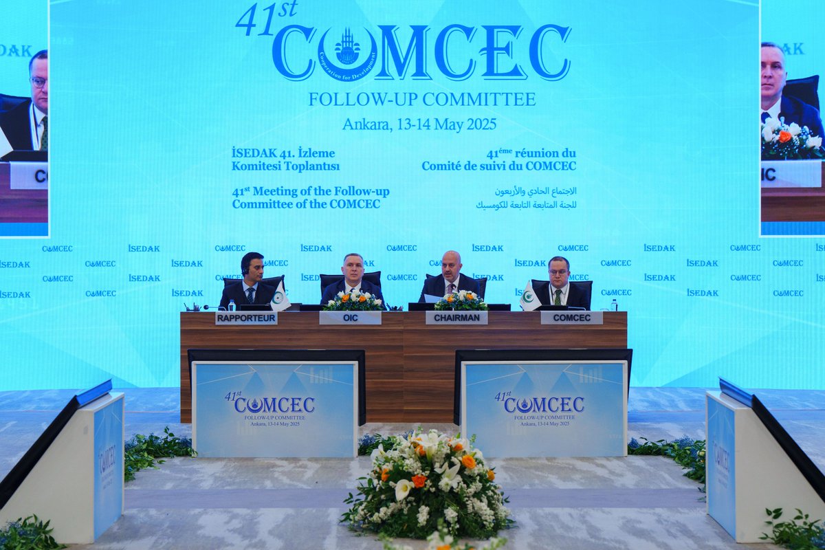 The 41st Meeting of the Follow-up Committee has commenced today at the Ankara Hilton Hotel.