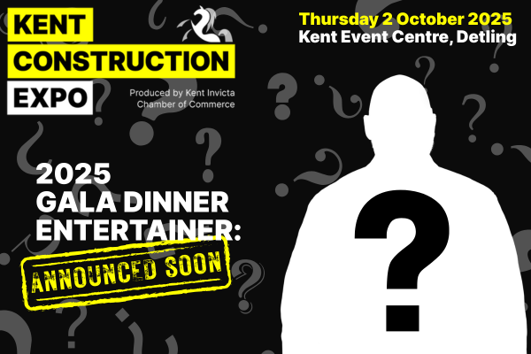 A top UK comedian is set to headline the Kent Construction EXPO Gala Dinner — but we’re keeping the name secret (for now)! 👀

Big laughs. Big night. Big opportunity for sponsors.

You’ll want to be in the room for this.
#KentConstructionEXPO #GalaDinner #ConstructionNetworking