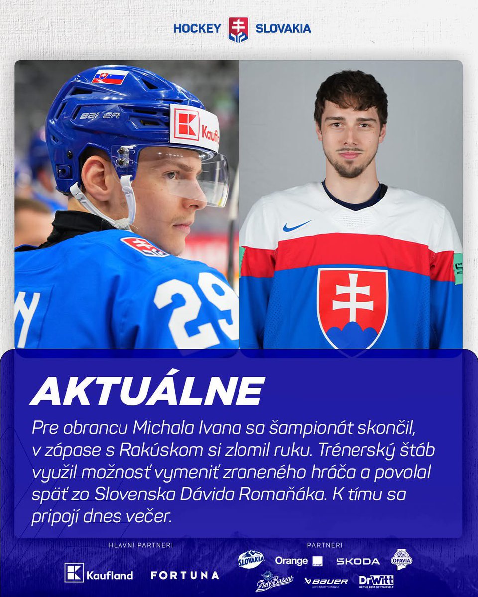 Tak Romi predsa na MS. Pre mňa dobrá správa takto na utorkové dopoludnie 😁 Najprv ho pošlú domov, a potom ho volajú späť 🤣