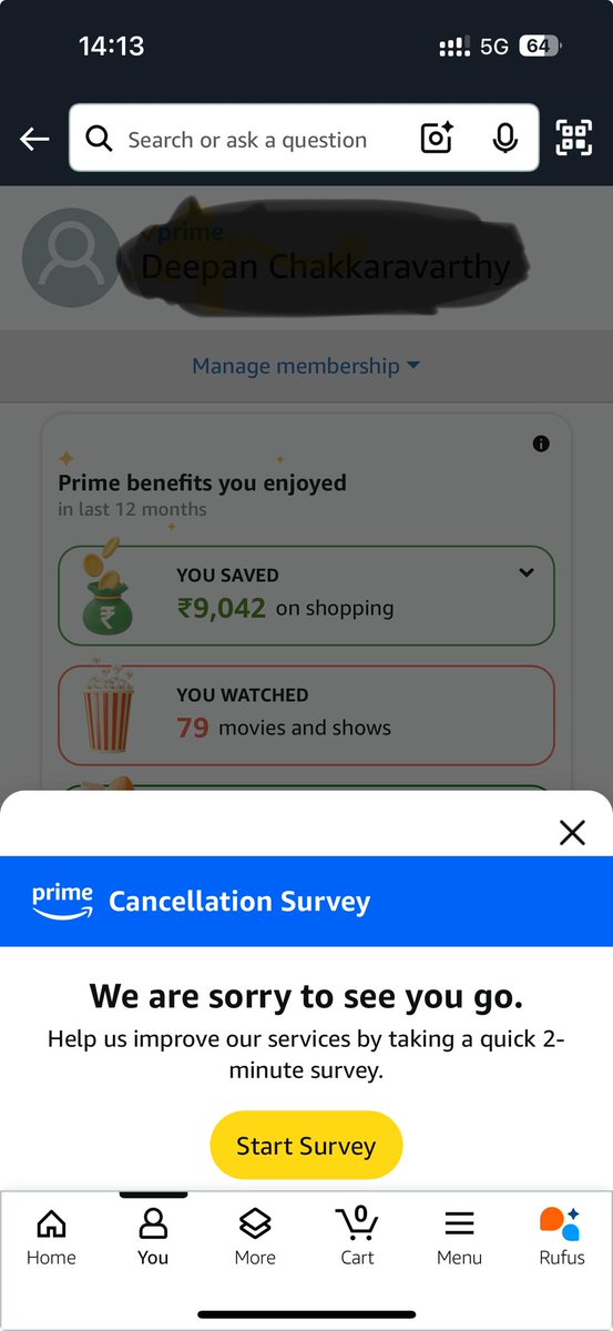 deepanmb's tweet photo. @beebomco I unsubscribed from prime. Greedy amazon prime. #boycottamazonprime https://t.co/QIIDsdqQkA