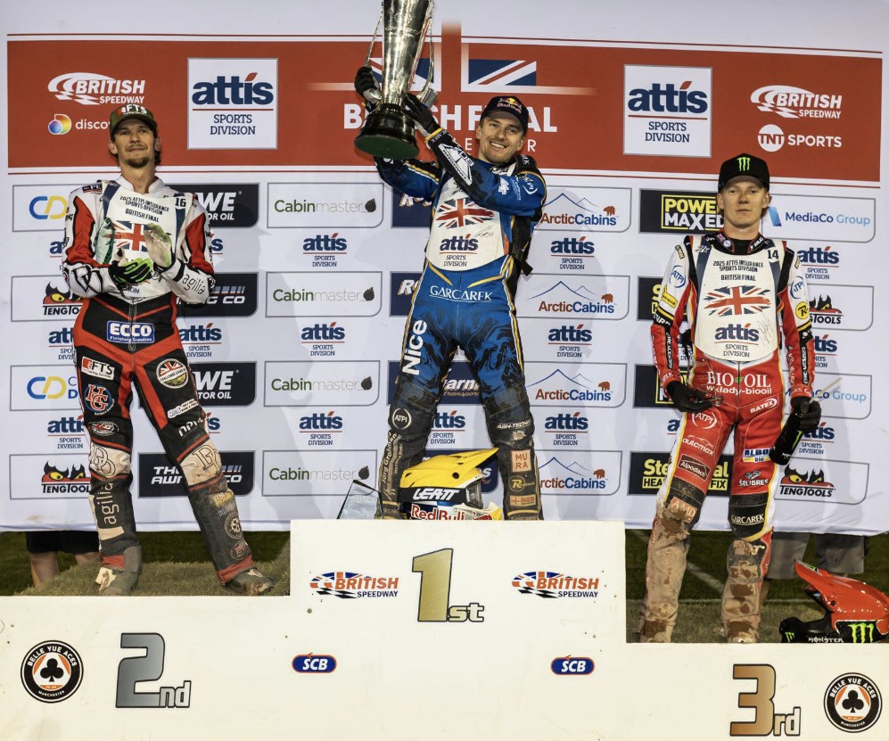 Creoox (@creooxag) on Twitter photo ๐ Incredible racing in the final! After 3 golds in a row, <a href="/DanBewley/">Daniel Bewley</a> takes ๐ฅ in the British Individual Championship. Congrats Dan! ๐
Proud to see @xeokitSDK support #99 <a href="/DanBewley/">Daniel Bewley</a> on the podium again! ๐ช
#DanBewley #Speedway #Bronze #Racing #xeokitSDK ๐ Incredible racing in the final! After 3 golds in a row, <a href="/DanBewley/">Daniel Bewley</a> takes ๐ฅ in the British Individual Championship. Congrats Dan! ๐
Proud to see @xeokitSDK support #99 <a href="/DanBewley/">Daniel Bewley</a> on the podium again! ๐ช
#DanBewley #Speedway #Bronze #Racing #xeokitSDK