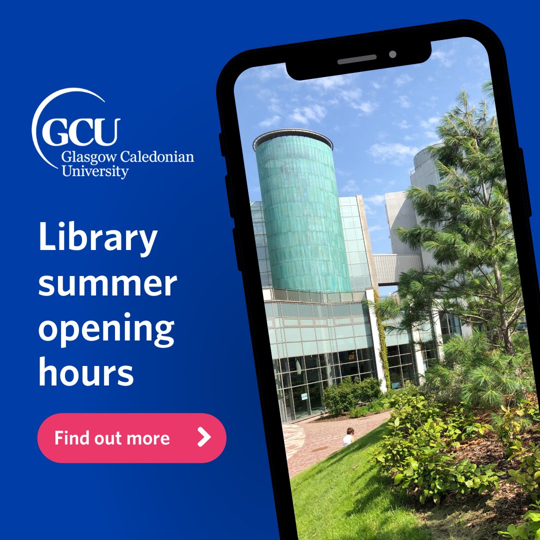 GCU Student Life (@gcu_studentlife) on Twitter photo 🔈 Sir Alex Ferguson Library summer opening hours
Students are advised that the <a href="/SAFLibraryGCU/">GCU Library</a>'s summer opening hours will commence from today (Thursday 15 May 2025).
The library will be open:
▶️ Monday to Friday; 7am – 8pm
➡️ Saturday and Sunday; 10am – 6pm
Please note that 🔈 Sir Alex Ferguson Library summer opening hours
Students are advised that the <a href="/SAFLibraryGCU/">GCU Library</a>'s summer opening hours will commence from today (Thursday 15 May 2025).
The library will be open:
▶️ Monday to Friday; 7am – 8pm
➡️ Saturday and Sunday; 10am – 6pm
Please note that