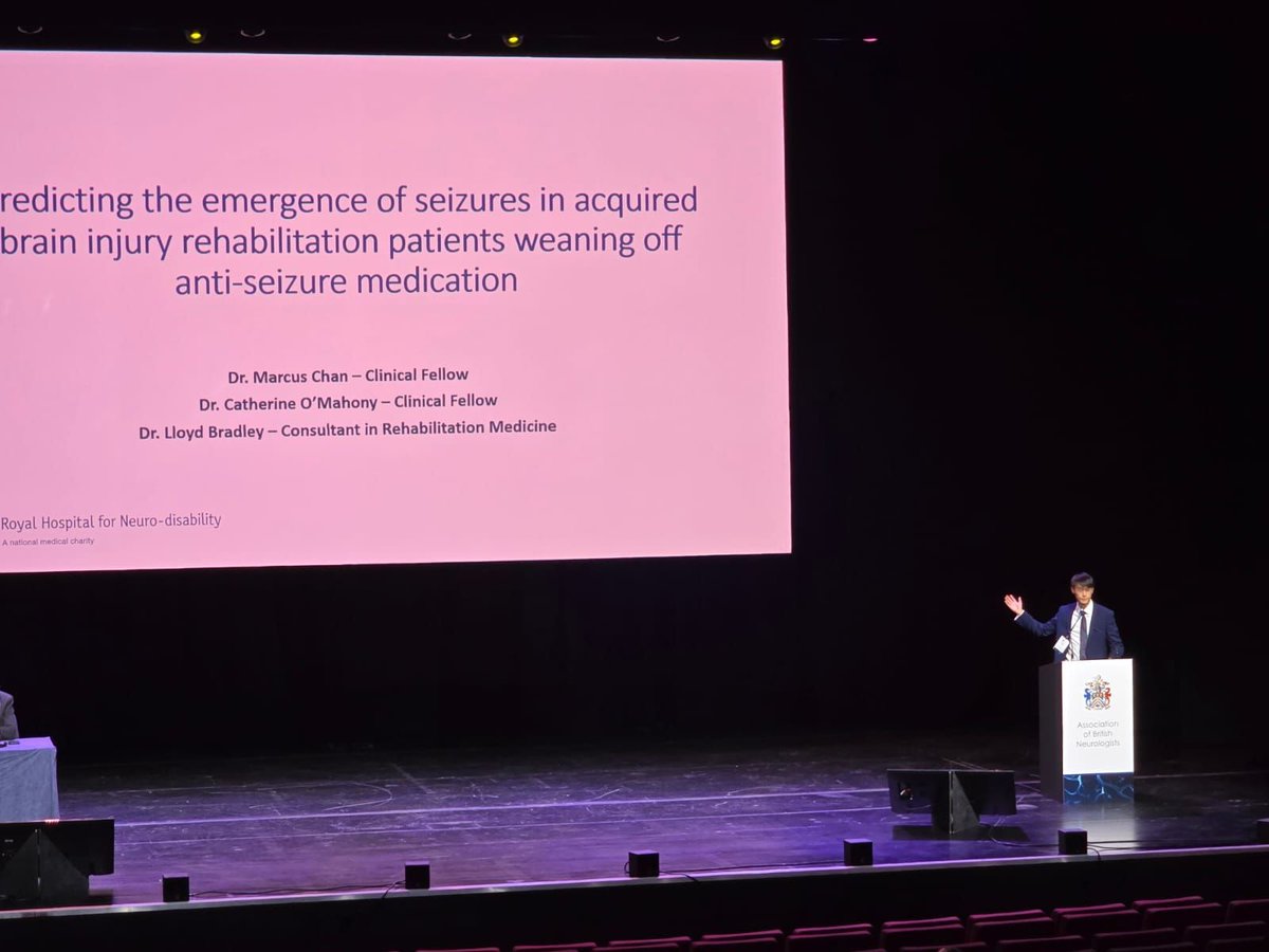 💡 Can we safely wean brain injury patients off anti-seizure meds?
 
Marcus Chan, Catherine O’Mahony, and LloydBradley presented at the Association of British Neurologists 2025 Annual Meeting Conference in Liverpool.Their research looked at predicting the emergence of seizures in