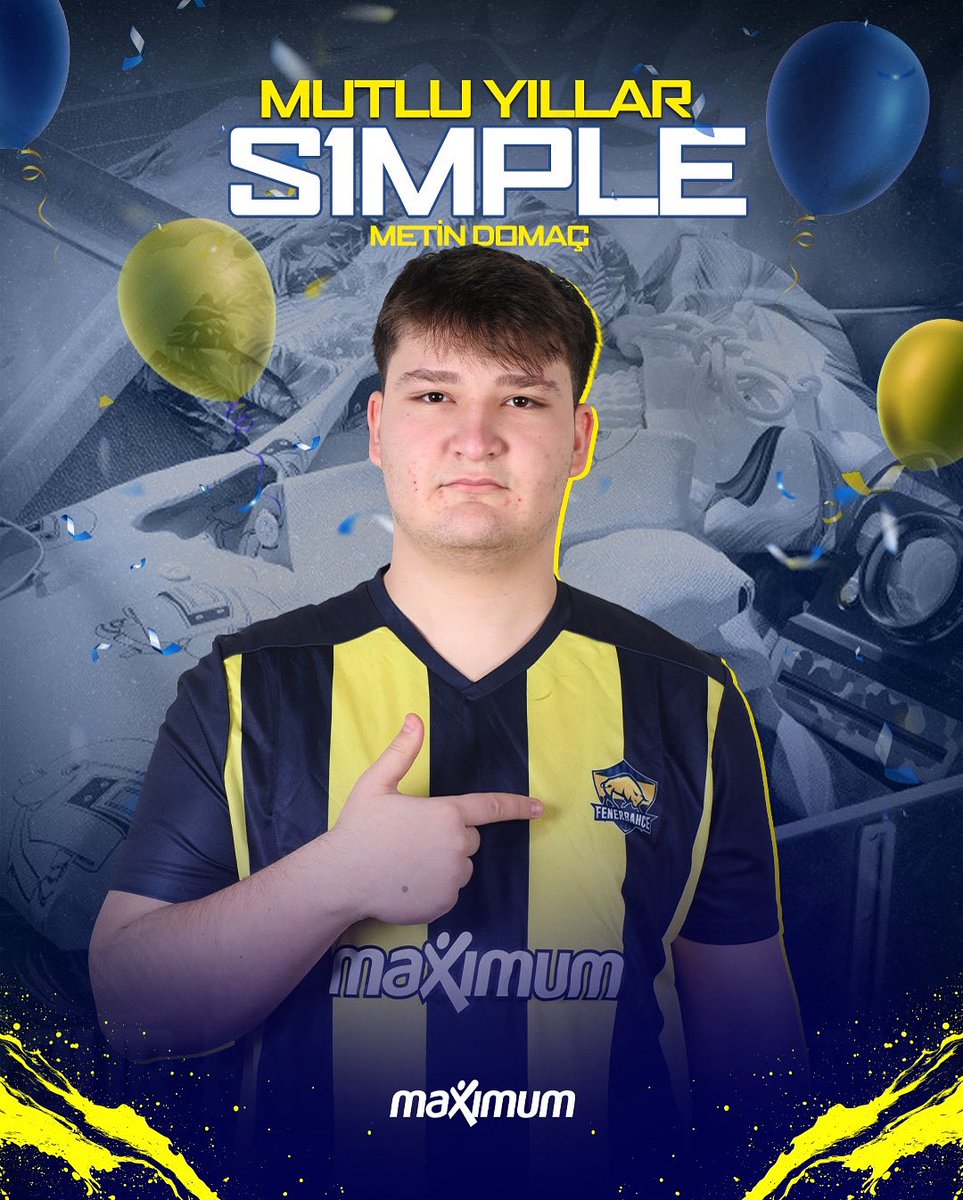 Bugün değerli PUBG Mobile oyuncumuz SIMPLE’ın doğum günü! 🎂

Kendisine mutlu anılarla dolu, sağlıklı yeni bir yaş dileriz. 💛💙