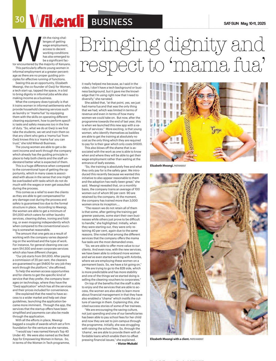 Grateful to have been featured in last weekend’s copy of the <a href="/PeopleDailyKe/">PEOPLE DAILY</a> Newspaper, courtesy of Victor Mukabi

Let’s keep spreading our stories
<a href="/gwiji_services/">Gwiji</a>

#share

epaper.peopledaily.digital/html5/reader/p…