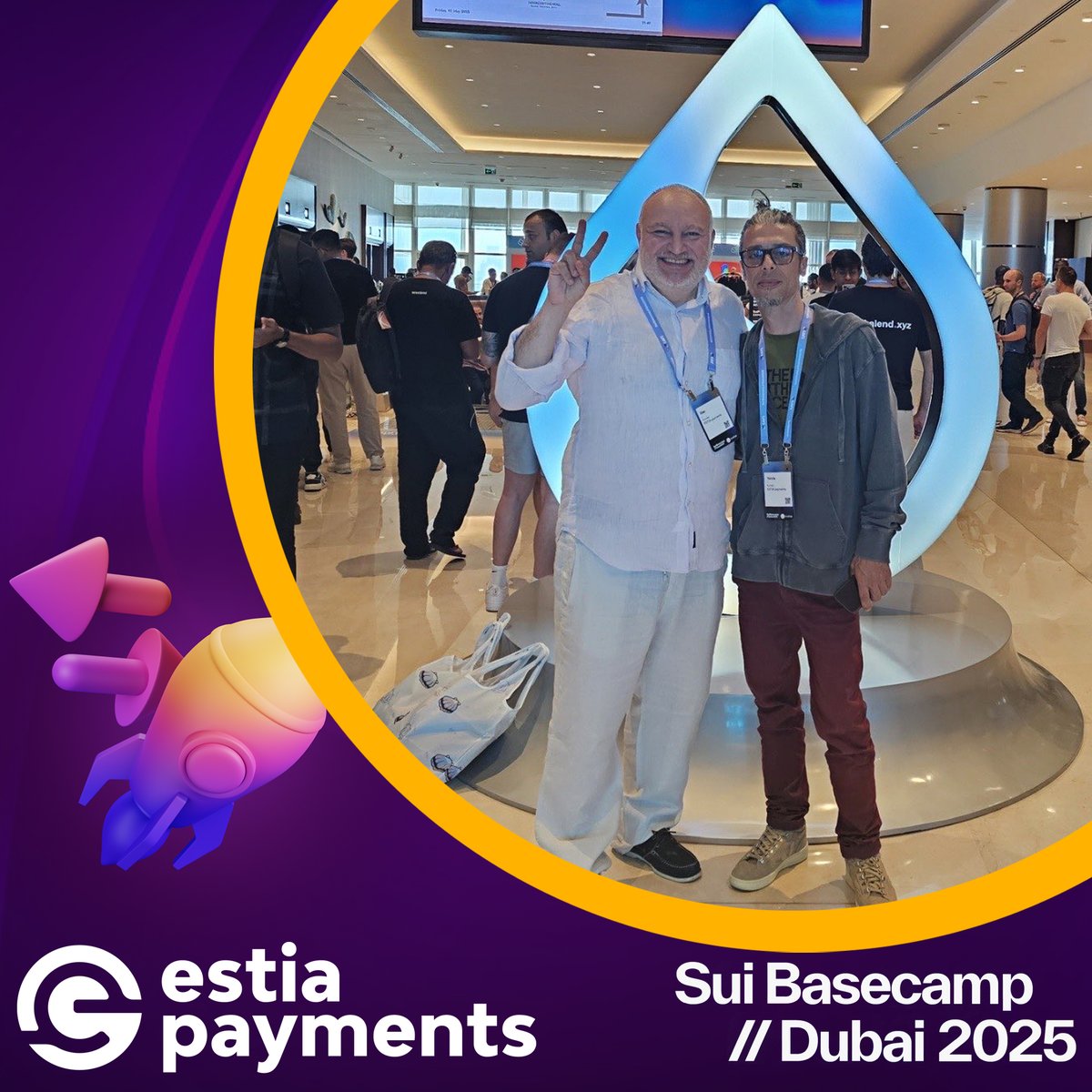 Estia Payments had the pleasure of attending Sui Basecamp  Dubai 2025 — an incredible gathering of innovators, and visionaries. 

An amazing experience, full of insights, fresh ideas, and energy. 

Can’t wait for  the next one!  

#EstiaPayments #SuiBasecamp #Dubai2025