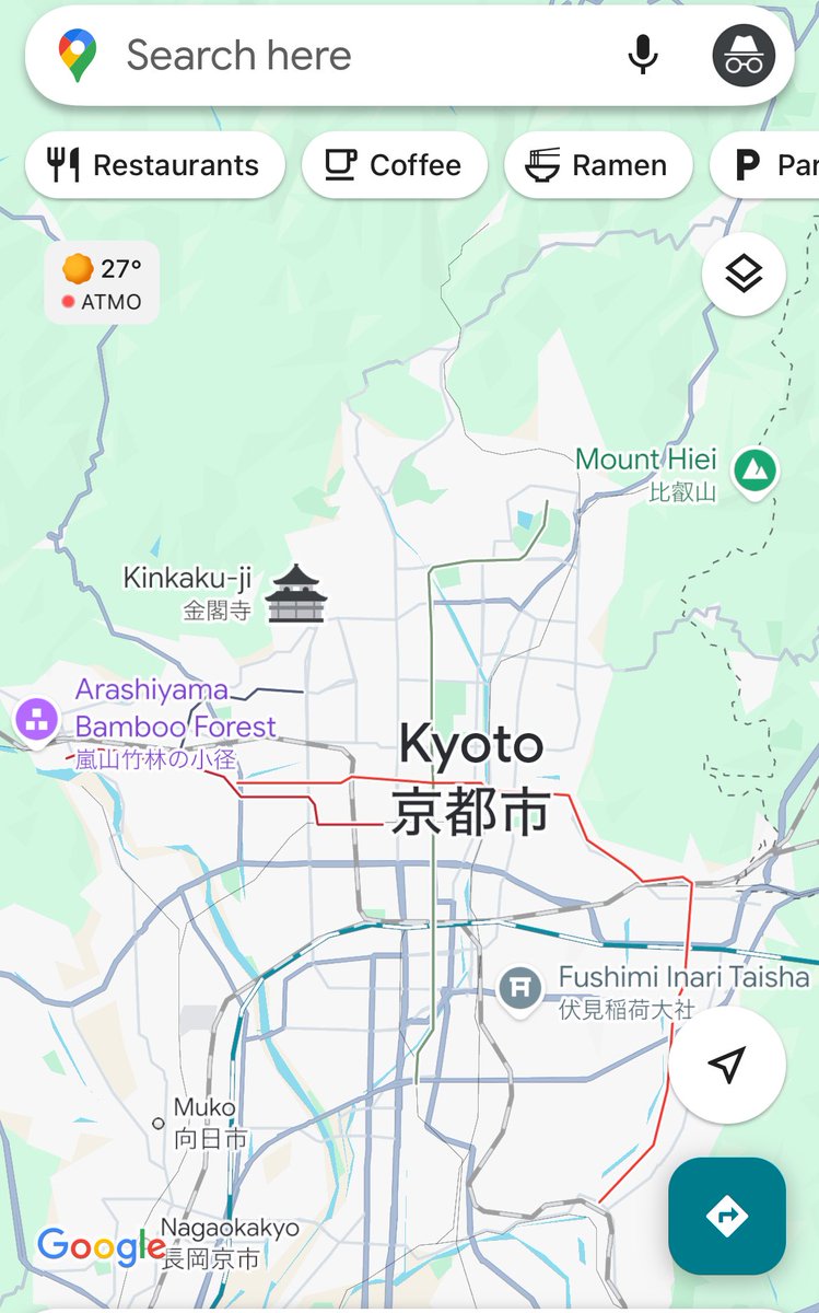 Msamalam's tweet image. De-googlifying my life:
Look at how horrible Google maps’ transit layer is compared to Apple Maps.
+the useless tourist temples taking all the space