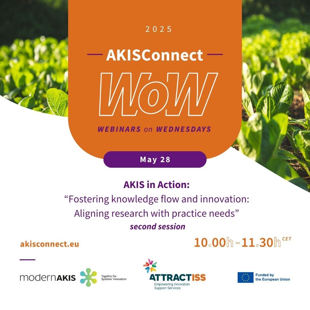 Join us for the next WoW event! In this second session, we’ll dive into how research can drive real-world impact through multi-actor and co-creation approaches. 

📅 28 May 2025 
💻Online (via Zoom) 
⏰10:00 – 11:30 CET 

🔗 Learn more and register here: buff.ly/oqIJKPr