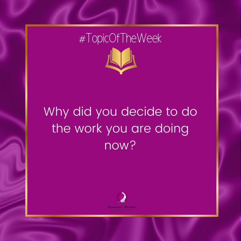 DreamsConscious's tweet image. Every journey has a purpose. Why did you choose the work you’re doing now? 
#tuesdaytopic