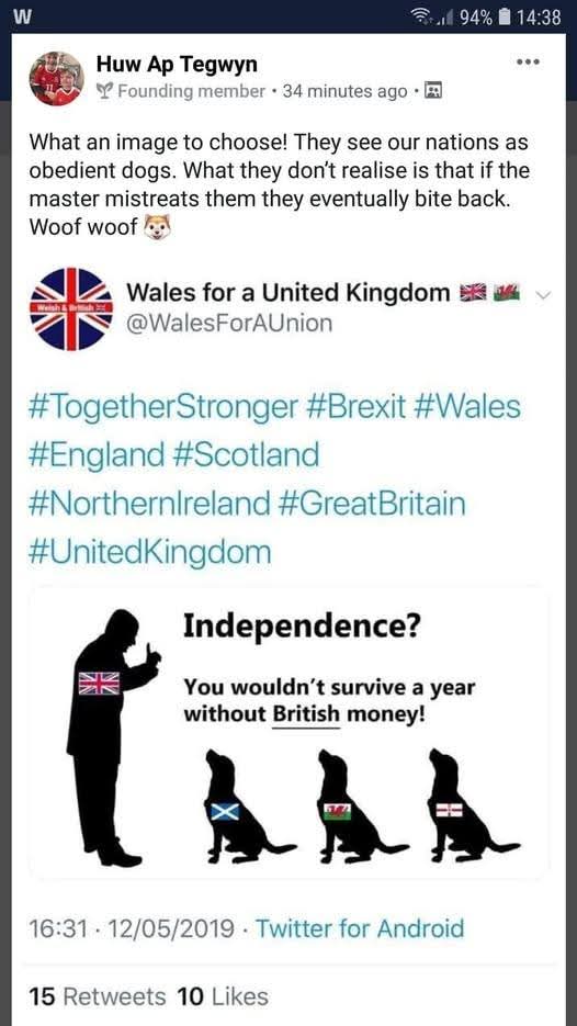 The "Union", in accordance with the unionist's own portrayal.