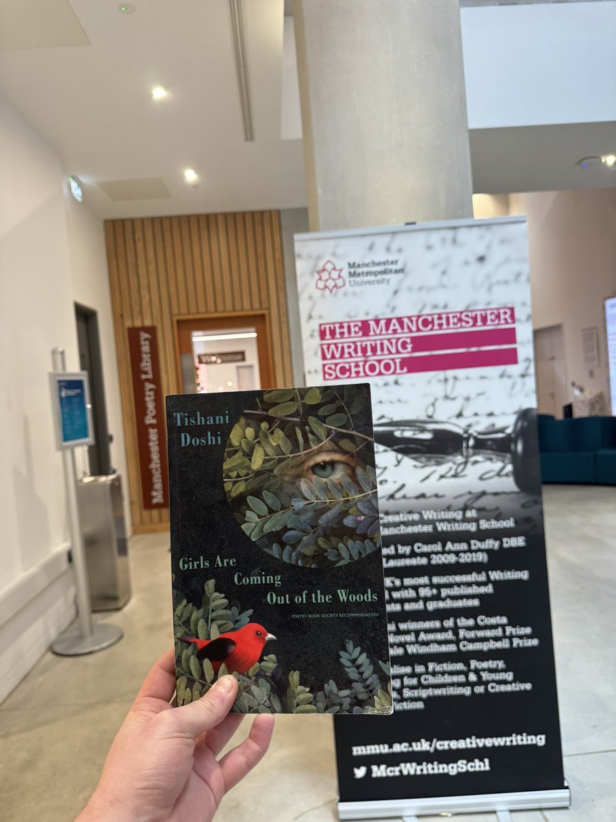 Andrew McMillan (@amcmillanpoet) on Twitter photo this week the great Tishani Doshi is with us as International poet-in-residence at <a href="/McrPoetryLib/">Manchester Poetry Library</a> To hear more about the week do come along to this event on Thursday
mmu.ac.uk/news-and-event⦠this week the great Tishani Doshi is with us as International poet-in-residence at <a href="/McrPoetryLib/">Manchester Poetry Library</a> To hear more about the week do come along to this event on Thursday
mmu.ac.uk/news-and-eventā¦