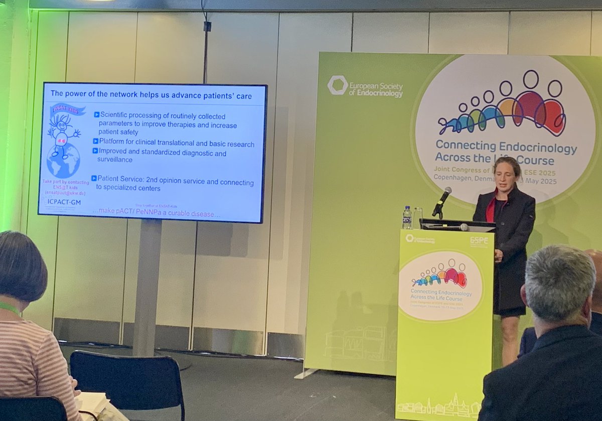 European Network for the Study of Adrenal Tumours (@ensat_news) on Twitter photo Well done to Verena Wiegering talking about our #ENSAT #adrenaltumour Kids Working Group at the <a href="/LetsCureAcc/">Let's cure ACC</a> patient’s voice session at joint <a href="/ESEndocrinology/">European Society of Endocrinology (ESE)</a> <a href="/EuroSPE/">ESPE</a> #ECE2025 #connectingendocrinology2025 #becausehormonesmatter #raredisease Well done to Verena Wiegering talking about our #ENSAT #adrenaltumour Kids Working Group at the <a href="/LetsCureAcc/">Let's cure ACC</a> patient’s voice session at joint <a href="/ESEndocrinology/">European Society of Endocrinology (ESE)</a> <a href="/EuroSPE/">ESPE</a> #ECE2025 #connectingendocrinology2025 #becausehormonesmatter #raredisease