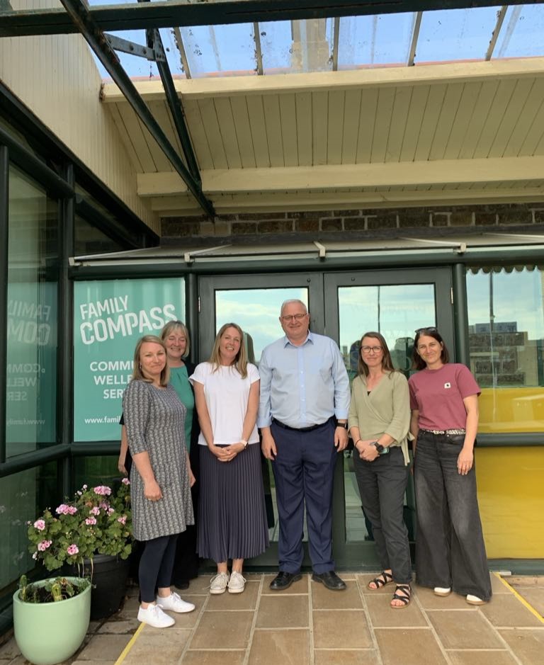 Thank you to all the team at Family Compass for welcoming me last Friday and talking to me about the incredible work they do! They've built such a warm and supportive space for families there, and it's clear that the team are absolutely committed to what they do.

One of the