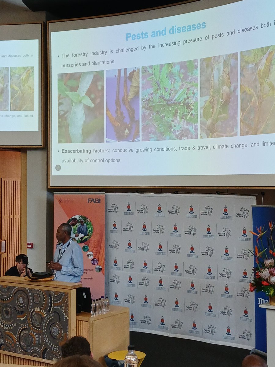 Dr Mesfin Gossa <a href="/MesfinGossa/">Mesfin Gossa</a>, from <a href="/ICFR_SA/">ICFR</a>, providing some insights into the process behind registering chemicals needed for pest and disease management. 🧪
#TPCP2025 #TreeHealth #Forestry