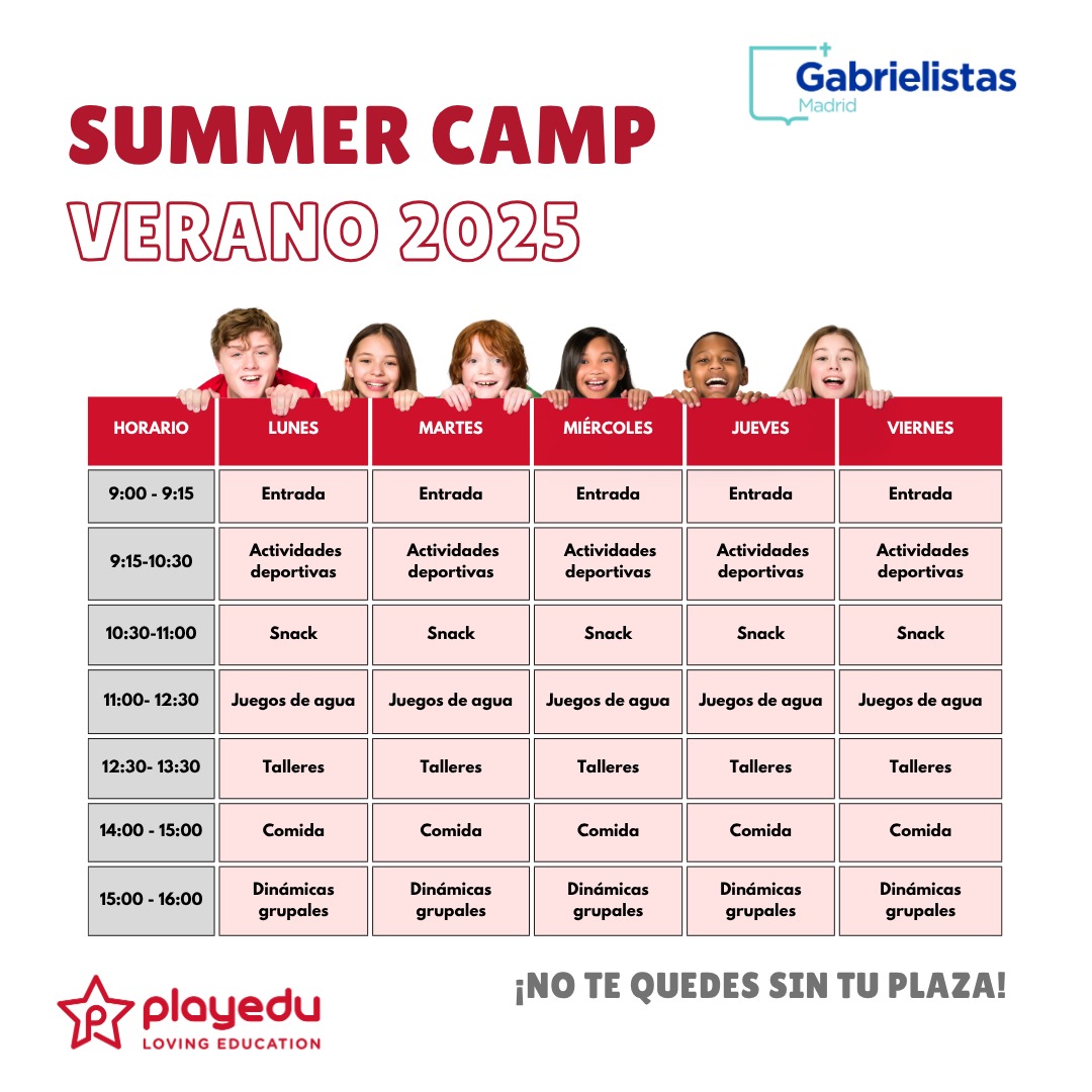 🏕️ ¡Llega el DiverMix Summer Camp! 🌞
Campamento bilingüe con talleres, deportes y semanas temáticas: magia, ciencia y aventuras 🌍🧪✨
Del 23 de junio al 25 de julio.
¡Diversión + inglés = verano inolvidable! 🎉
