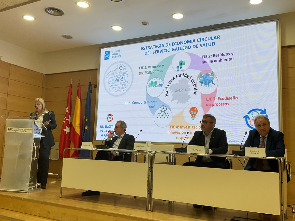 Fundación Signo (@fundacionsigno) on Twitter photo #JornadaGestiónSostenibilidad | <a href="/BeatrizPL3/">Beatriz Piñeiro</a>, coordinadora de Estrategia de #EconomíaCircular <a href="/Sergas_Ourense/">Sergas Ourense</a>, explica la hoja de ruta del SERGAS:
💬 "Basada 3 pilares: salud sin daño, responsabilizarnos del impacto de los sistemas y hacerlos mas sostenibles y ser resilientes". #JornadaGestiónSostenibilidad | <a href="/BeatrizPL3/">Beatriz Piñeiro</a>, coordinadora de Estrategia de #EconomíaCircular <a href="/Sergas_Ourense/">Sergas Ourense</a>, explica la hoja de ruta del SERGAS:
💬 "Basada 3 pilares: salud sin daño, responsabilizarnos del impacto de los sistemas y hacerlos mas sostenibles y ser resilientes".
