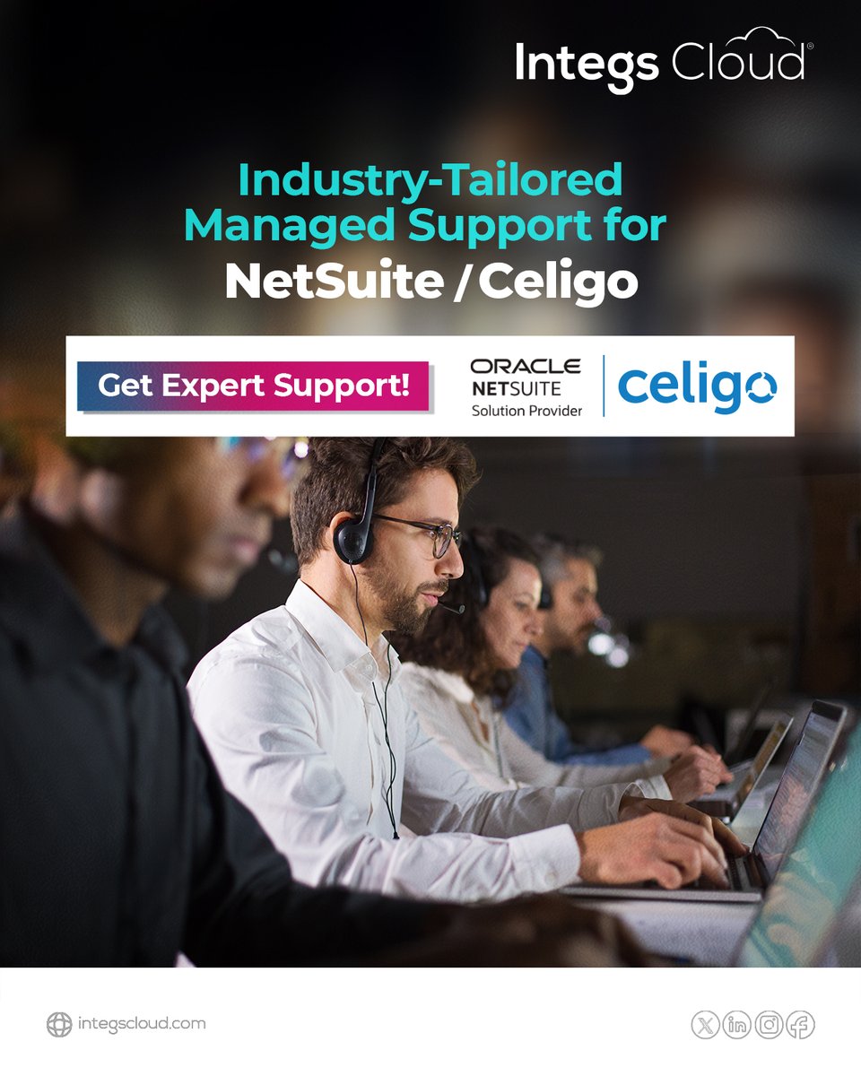 IntegsCloud's tweet photo. Different industries, different needs.
Integs Cloud offers expert managed application support tailored to your business—whether retail or SaaS. Keep your systems stable and optimized for growth.
👉Contact Us: https://t.co/lp5hyA5Bpu

#NetSuite #Celigo #ManagedSupport #IntegsCloud https://t.co/QUz3Z5hpFz