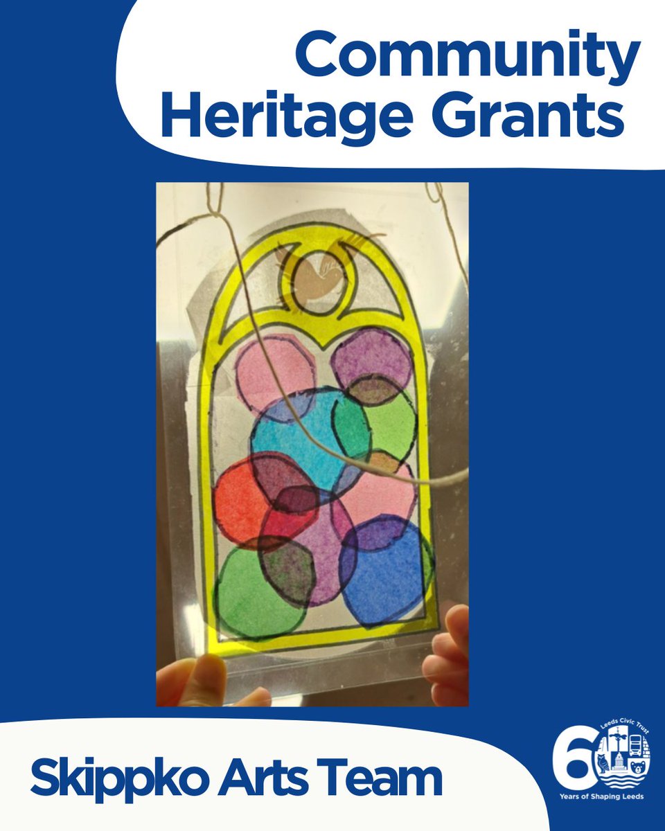 🎉We've  funded 6 projects with our Community Heritage Fund programme, in collaboration with @Leeds Community Foundation. <a href="/skippko/">skippko</a> are working with Halton Moor&amp; Osmondthorpe Project for Everyone to research, develop &amp; design a stained-glass effect window which for HOPE’s new home