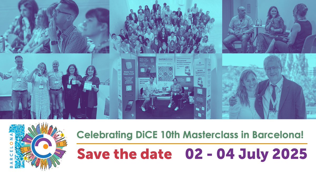dice_europe's tweet image. 🗓️SAVE THE DATE!
DiCE General Assembly &amp;amp; 10th Masterclass
in Barcelona 🇪🇸 happening on 2 – 4 July  2025.

This year, it&apos;s the 🔟th edition of our Masterclass, a landmark event bringing together DiCE Member Organisations from🇪🇺 to elevate patient advocacy in digestive cancers.