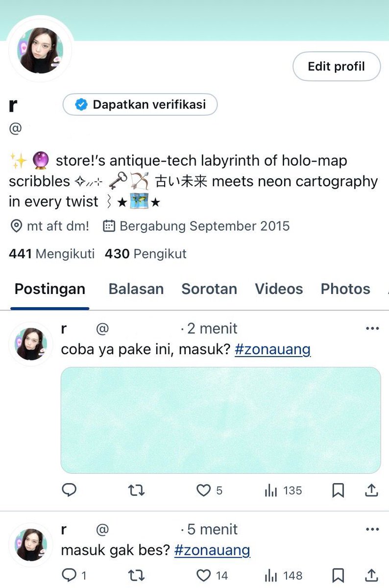 wts acc ba f400+ masuk mt ht deres with pic

🎐  52k

   verif all (dom gmail). masih upfoll, free bio + layout. go green, reply no showmore
〆  selective buyer! 

#zonauang