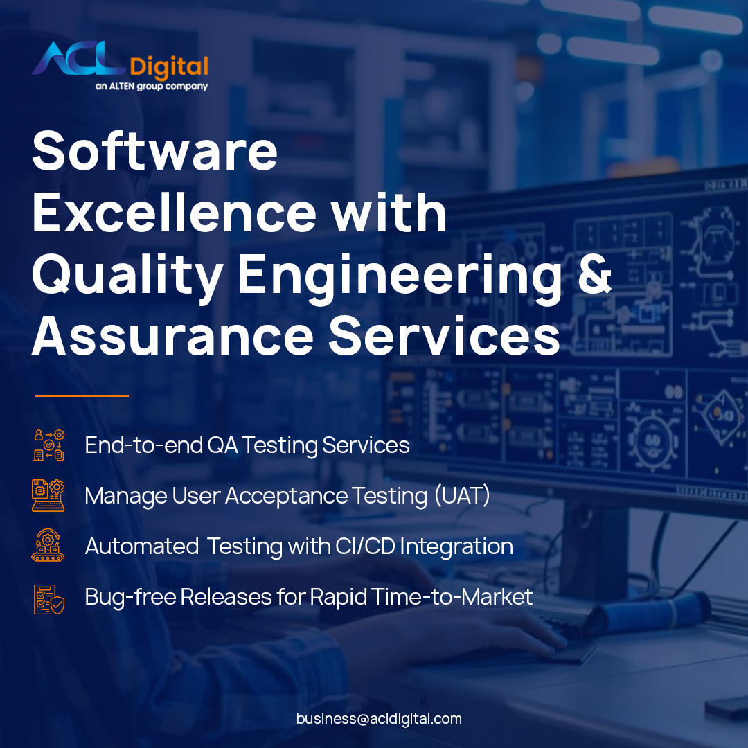 ACL Digital's Quality Engineering and Digital Quality Assurance services offer specialized testing services to ensure seamless and immersive digital experiences.

Know More: acldigital.com/offerings/qual…

#QualityEngineering #SoftwareExcellence #AssuranceServices #QualityAssurance