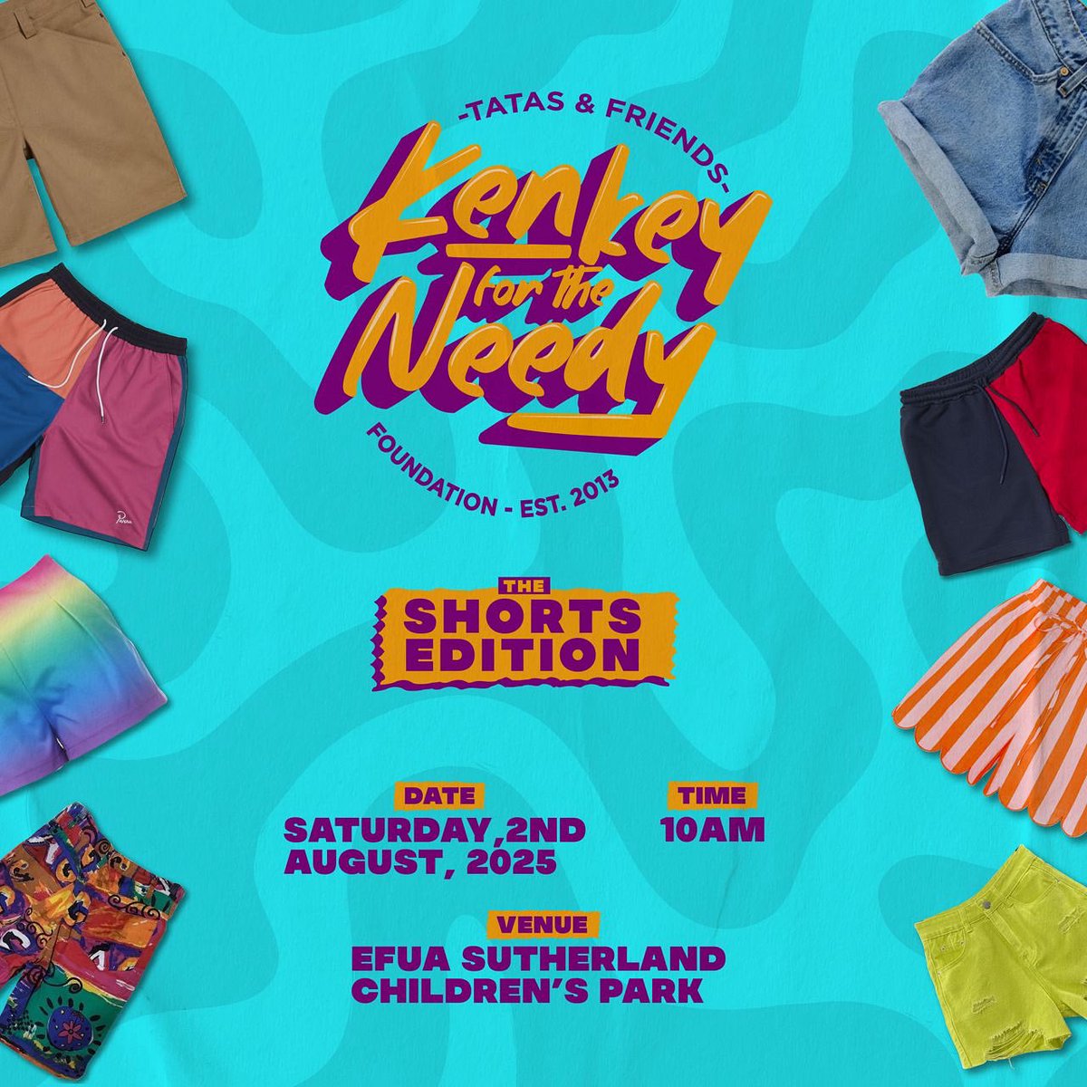 Nee_Kotei's tweet photo. KENKEY FOR THE NEEDY 8th Edition is happening this August; THE SHORTS EDITION!
Come help us raise money
🗓️ 2nd August, 2025
📍Efua Sutherland Children's park
Share this with friends and family and come let’s have fun whiles raising money for a worthy cause. @TatasAndFriends https://t.co/FBwKUOPL5p