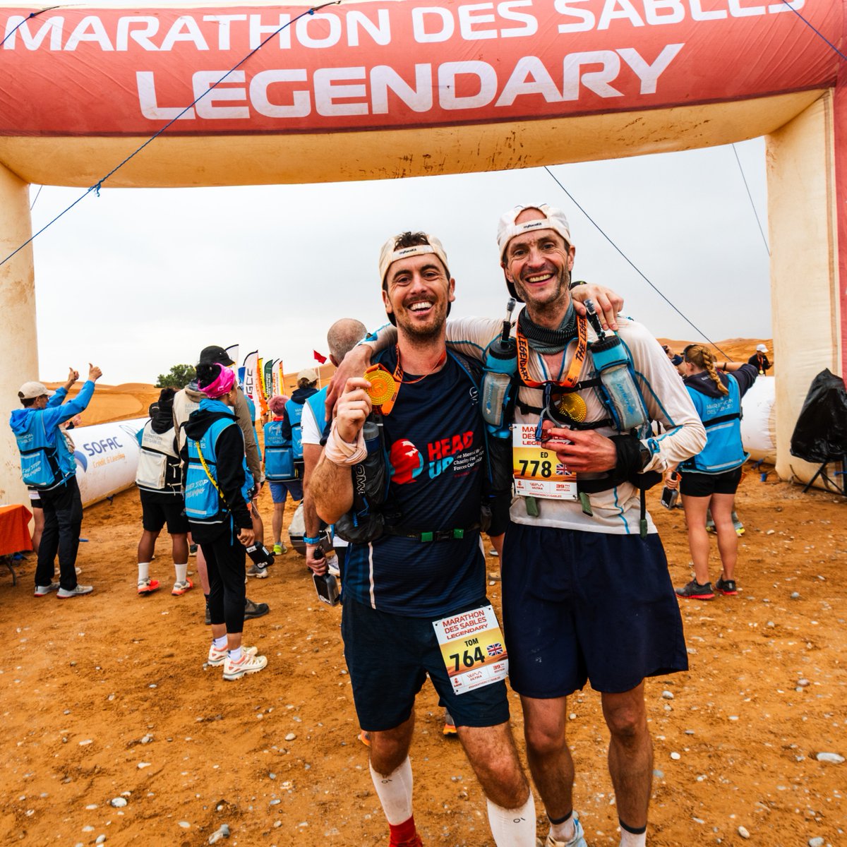 JustGiving (@justgiving) on Twitter photo Tom ran SIX marathons in SIX days across the Sahara.
He took on the epic challenge for <a href="/HeadUpCharity/">Head Up Charity</a>. Their mission? To stem the suicide rate and to improve the quality of lives within the Armed Forces community.
🗣️ "I have sadly now lost three mates to suicide and the veteran Tom ran SIX marathons in SIX days across the Sahara.
He took on the epic challenge for <a href="/HeadUpCharity/">Head Up Charity</a>. Their mission? To stem the suicide rate and to improve the quality of lives within the Armed Forces community.
🗣️ "I have sadly now lost three mates to suicide and the veteran
