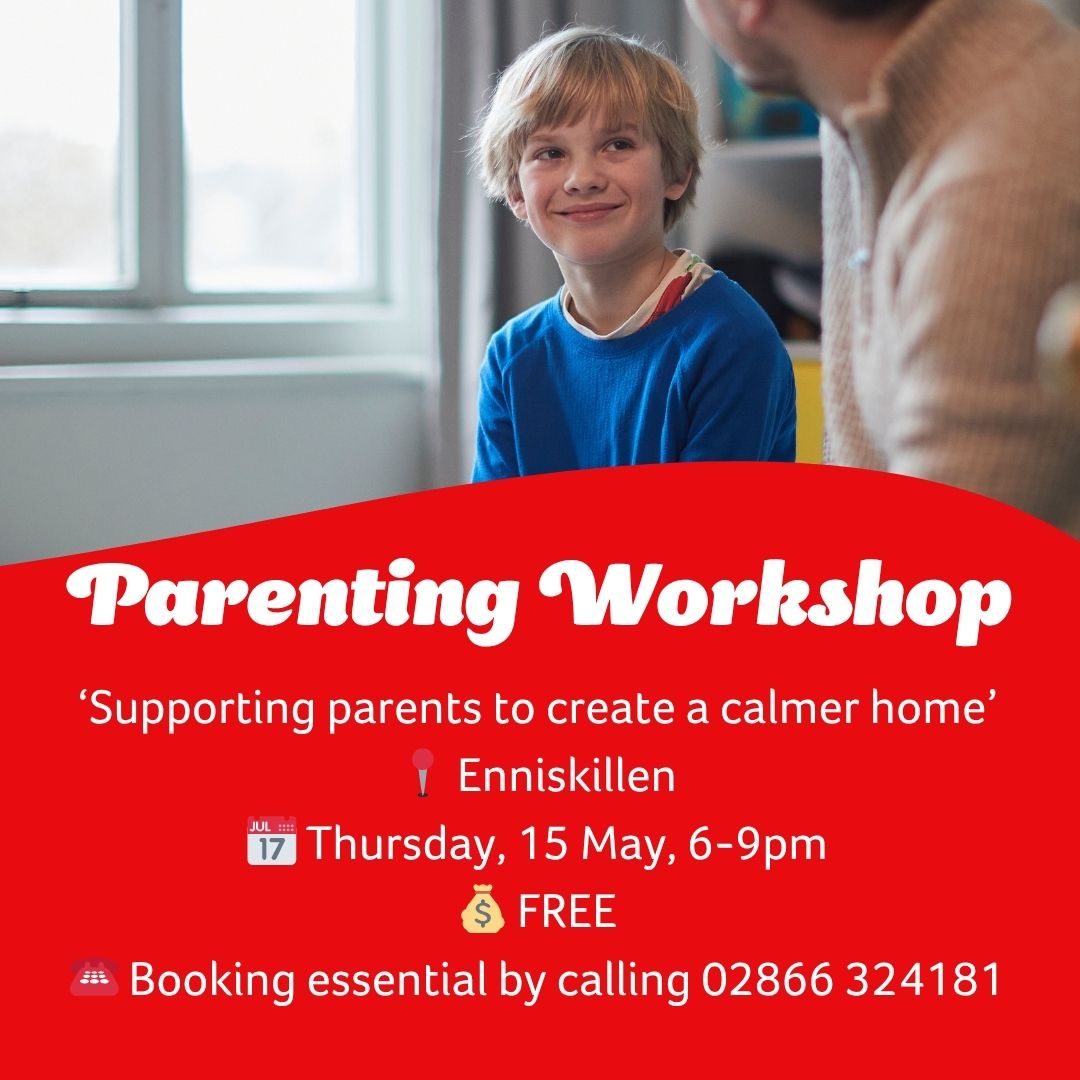 📣 There are still some spaces available at our final #parenting support workshop before the summer! Booking essential by calling 02866 324181.