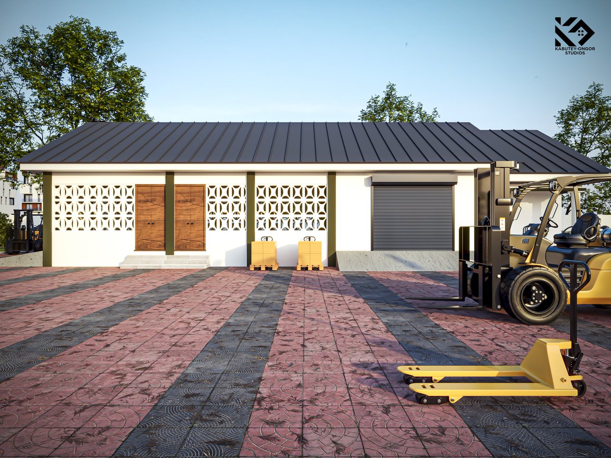 KOngorStudios's tweet image. KOS - E003| Exterior Design | Factory
🏭 Project: Food Processing Factory
📍Location: North Industrial Area, Accra 
#RevitArchitecture #BuildingPorn #3DsMax #CoronaRender