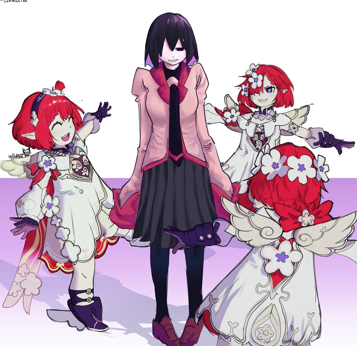 this is the strangest thing ive drawn,,, ("commission")

#ougi #HSRFanart #Tribbie
