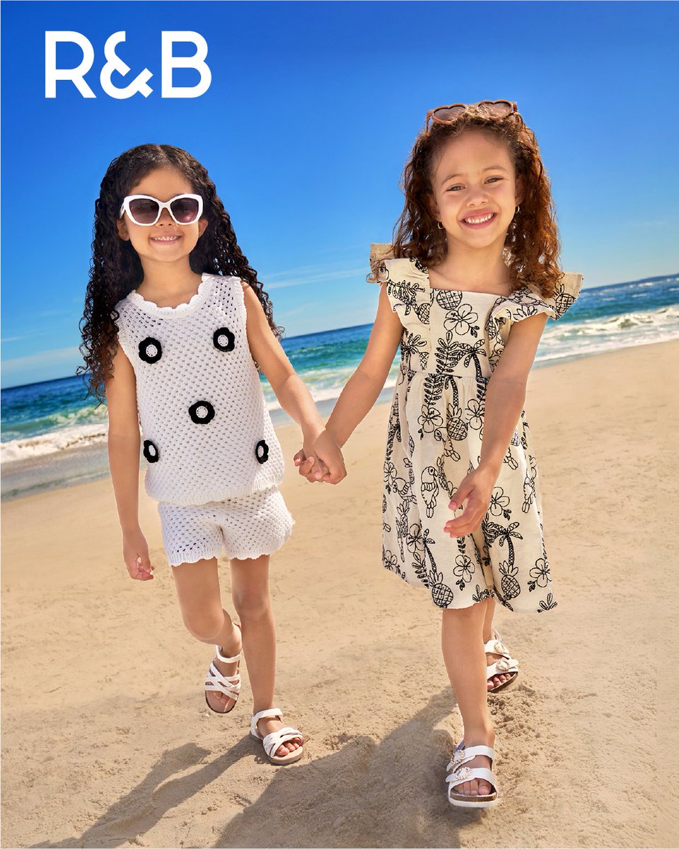 MushrifMall's tweet image. Introducing Sun, Sand &amp;amp; Beach: R&amp;amp;B's latest Kids Summer Collection! ☀️🌊
Let the summer styles begin with their light fabrics, colorful prints and playful patterns for the little ones.
Ready to dive into summer? Shop the collection now in-stores 🛍️🌴

#MushrifMall  #randbfashion