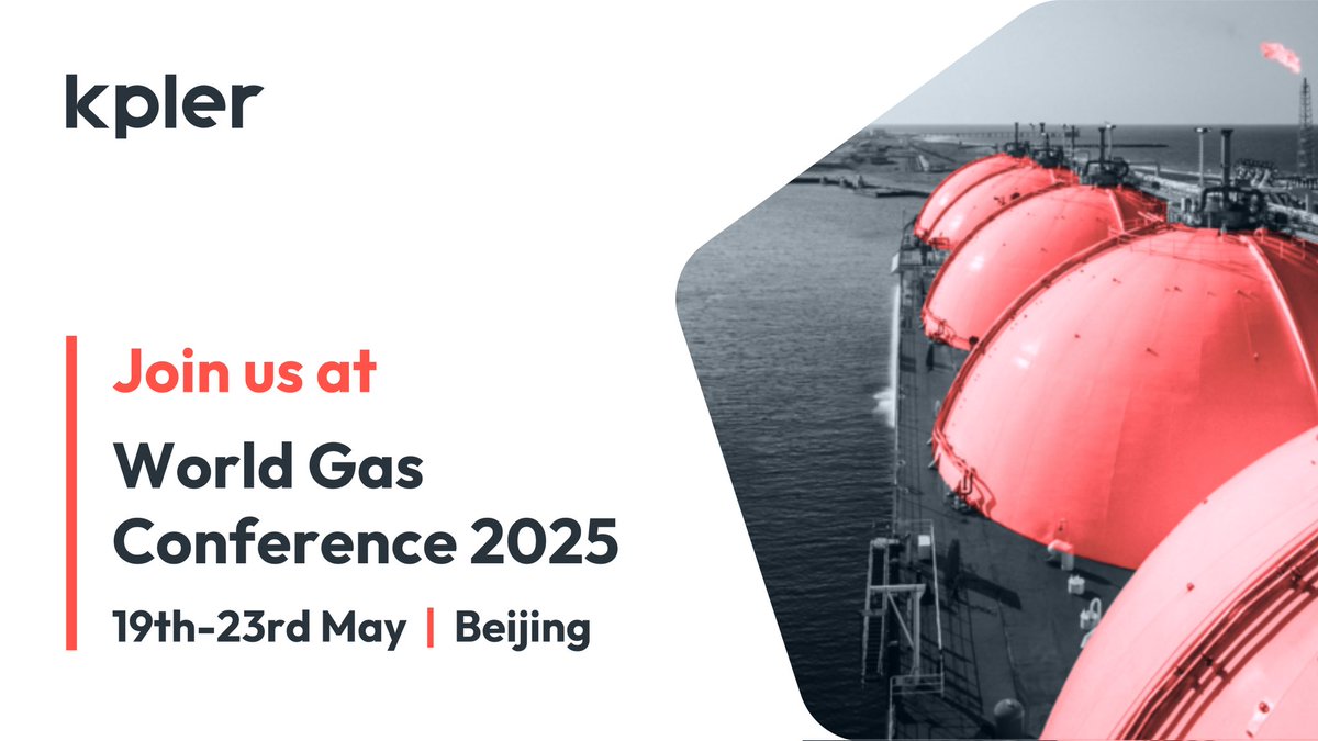 Kpler is proud to be a sponsor of the World Gas Conference 2025, the world’s leading event for the global gas and LNG industry.

We’re also pleased to share that Go Katayama, M.S., our LNG Analyst, will be speaking on the panel "The Construction, Operation, and Growth of LNG