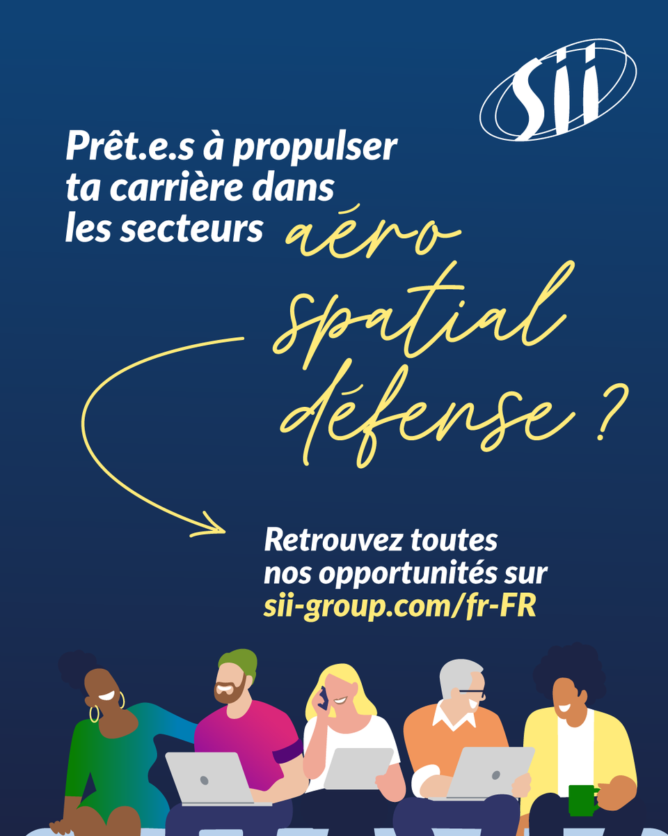Groupe SII (@groupesii) on Twitter photo ✈️ Le secteur ASD est le 1er secteur stratégique du groupe SII. Nous travaillons avec des clients majeurs du secteur à l’échelle internationale.
Et nous sommes impatients de vous retrouver au <a href="/salondubourget/">Paris Air Show</a> ⬇
#ParisAirShow #SIAE2025 #Aerospace #Defense ✈️ Le secteur ASD est le 1er secteur stratégique du groupe SII. Nous travaillons avec des clients majeurs du secteur à l’échelle internationale.
Et nous sommes impatients de vous retrouver au <a href="/salondubourget/">Paris Air Show</a> ⬇
#ParisAirShow #SIAE2025 #Aerospace #Defense