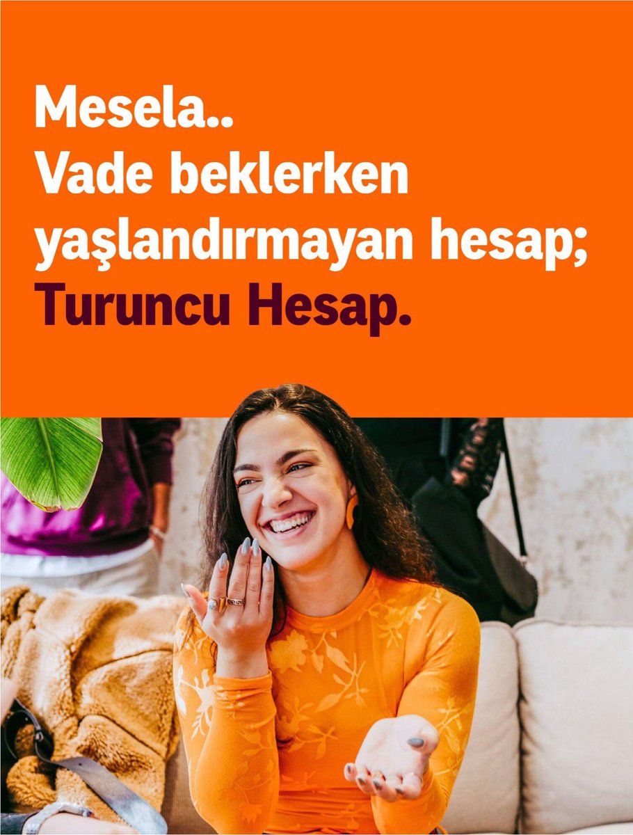 Turuncu Hesap’ın %50 güncel Hoş Geldin Faizi her gün kazandırır. Vade beklemediğiniz için cildinize bile iyi gelebilir. 🥰

Siz de hemen ING Mobil’den kolayca ING’li olun; birikimlerinizi günlük yüksek faizle Turuncu Hesap’ta değerlendirin.