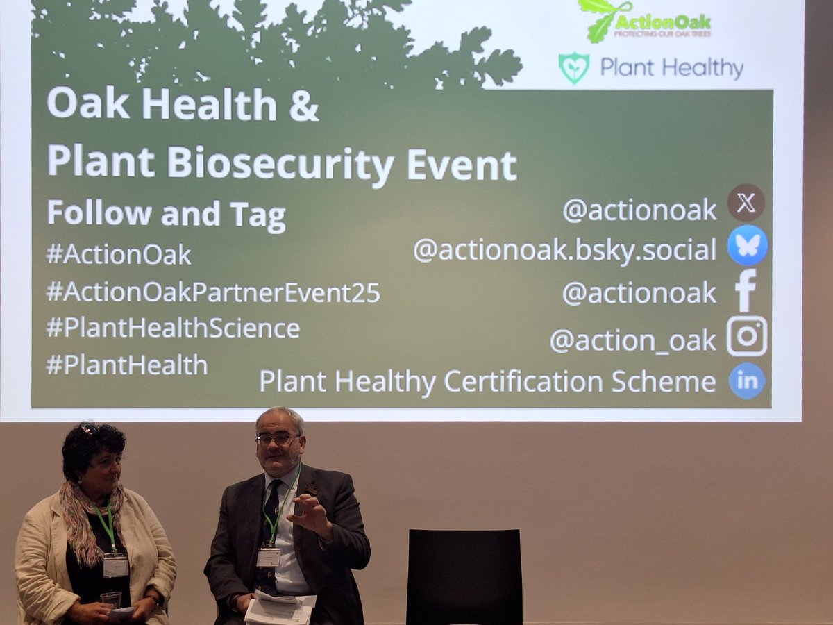 What a fantastic way to wrap up National Plant Week at the Oak Health and Biosecurity event at Kew Gardens! #PlantHealth #actionoak