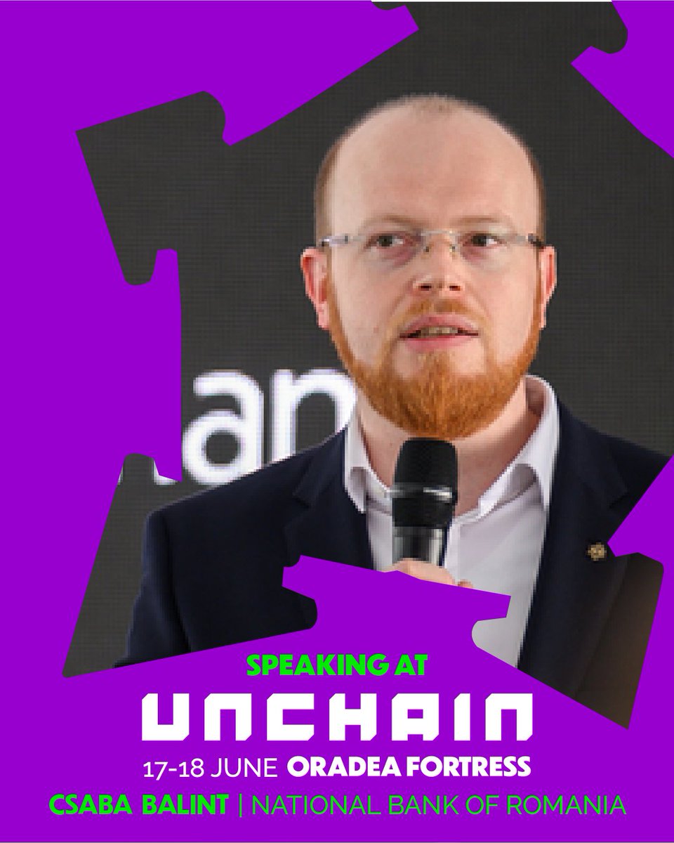 Csaba Balint, Member of the Board at the National Bank of Romania, joins UNCHAIN Festival as a speaker! 🎤🇷🇴

He’ll share insights on the role of innovation in shaping the future of finance.

#UNCHAIN #BNR