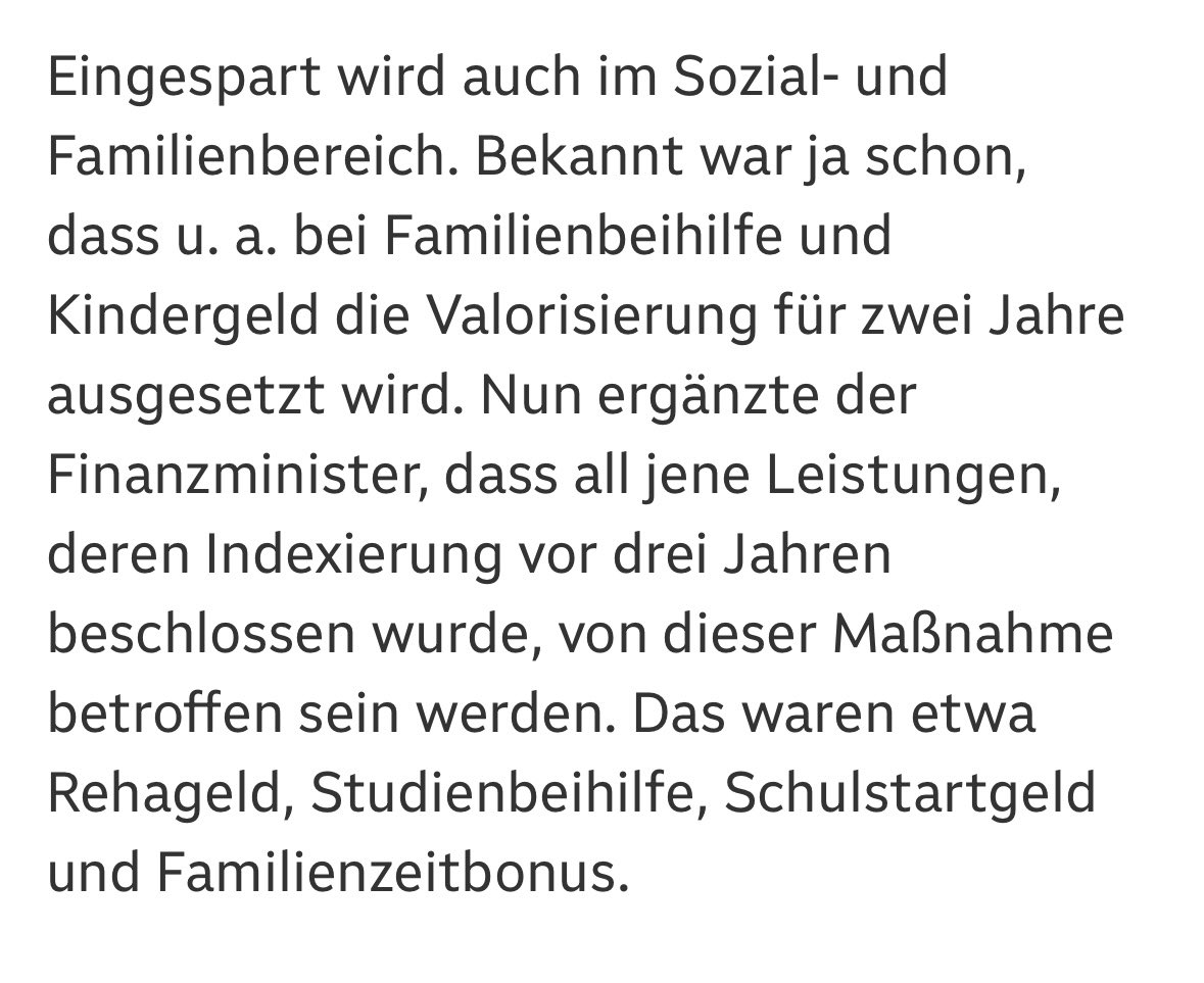Es ist ein Budget der Schande. Notwendig wurde es durch die Politik von ÖVP &amp; Grünen, umgesetzt wird es nun von ÖVP, SPÖ &amp; Neos. Es wird bei Kindern, Familien, Kranken und Alten gespart, Überreiche und ihre Erben bleiben aber unberührt. Allen Verantwortlichen ein herzliches