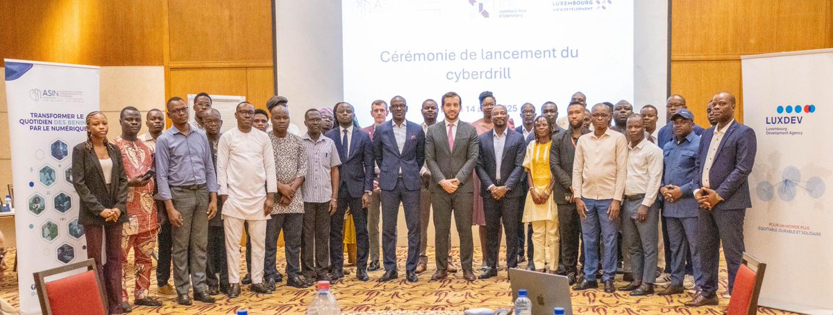 LuxDev (@luxdev_hq) on Twitter photo 🇧🇯 - Cotonou a accueilli le 1er CYBERDRILL, atelier immersif sur la gestion des incidents de cybersécurité, avec l'appui de LuxDev et de <a href="/houseofcyber_lu/">Luxembourg House of Cybersecurity</a> dans le cadre du programme BeDigital financé par <a href="/cooperation_lu/">Luxembourg Aid & Development</a>. Un pas clé vers un cyberespace plus sûr et résilient. 🇧🇯 - Cotonou a accueilli le 1er CYBERDRILL, atelier immersif sur la gestion des incidents de cybersécurité, avec l'appui de LuxDev et de <a href="/houseofcyber_lu/">Luxembourg House of Cybersecurity</a> dans le cadre du programme BeDigital financé par <a href="/cooperation_lu/">Luxembourg Aid & Development</a>. Un pas clé vers un cyberespace plus sûr et résilient.