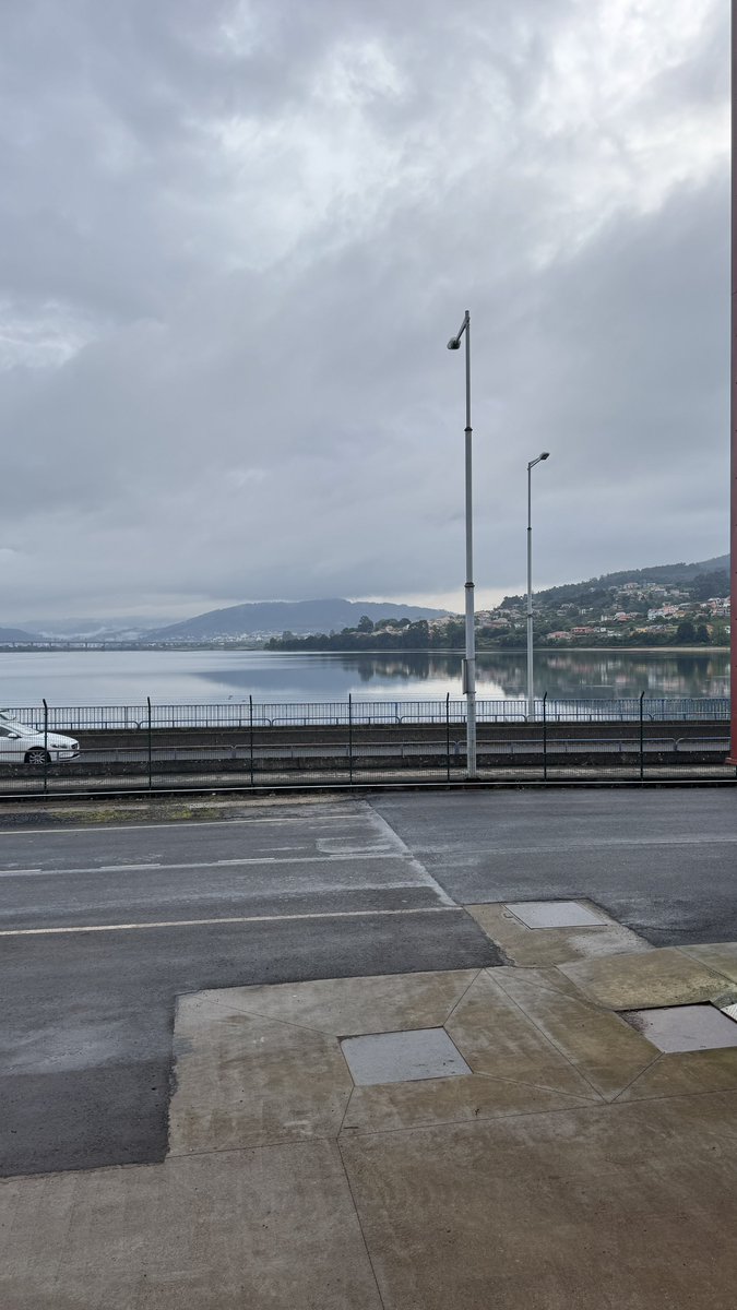 Not a bad view from work today even if it is Baltic.