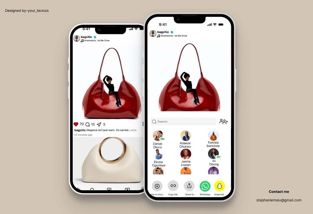 your_tecksis's tweet photo. Day 4/30 – Social Share UI
See it. Love it. Share it.
Designed a quick share flow inspired by Instagram.

#dailyuidesign #socialshare #uidesignchallenge #uxuidesign #uiinspiration #userinterfacedesign #appdesign #creativechallenge #dailyui #uidesigner #uxuidesigner https://t.co/GuIsTG7CIN