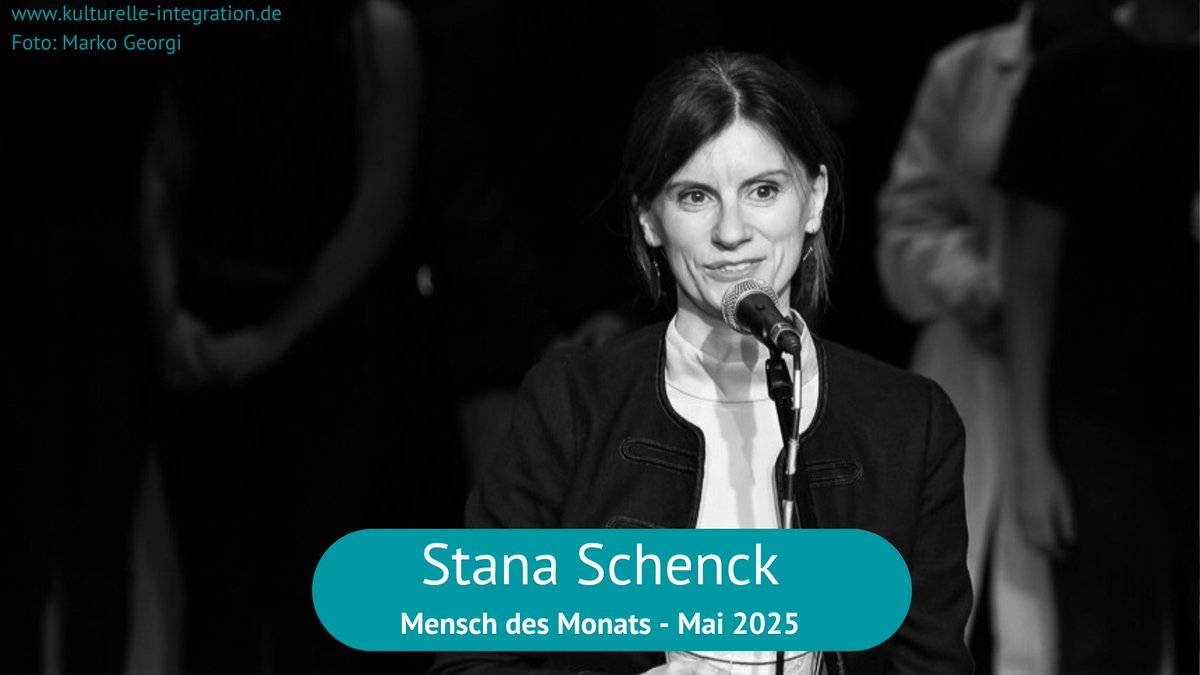 Initiative kulturelle Integration (@iki_integration) on Twitter photo Unser #MenschdesMonats: Stana Schenck <a href="/stanasche/">Stana Schenck</a> ist Akteurin für inklusive Erinnerungskultur und Bildung. Sie war an der Konzeption und Durchführung von zwölf EU-Projekten im Bildungsbereich beteiligt. Wir haben ihr sechs Fragen gestellt➡️kulturelle-integration.de/2025/05/01/sta…
<a href="/WirfuerVielfalt/">WirFürVielfalt.de 🔴🟠🟡🟢🟣</a> Unser #MenschdesMonats: Stana Schenck <a href="/stanasche/">Stana Schenck</a> ist Akteurin für inklusive Erinnerungskultur und Bildung. Sie war an der Konzeption und Durchführung von zwölf EU-Projekten im Bildungsbereich beteiligt. Wir haben ihr sechs Fragen gestellt➡️kulturelle-integration.de/2025/05/01/sta…
<a href="/WirfuerVielfalt/">WirFürVielfalt.de 🔴🟠🟡🟢🟣</a>