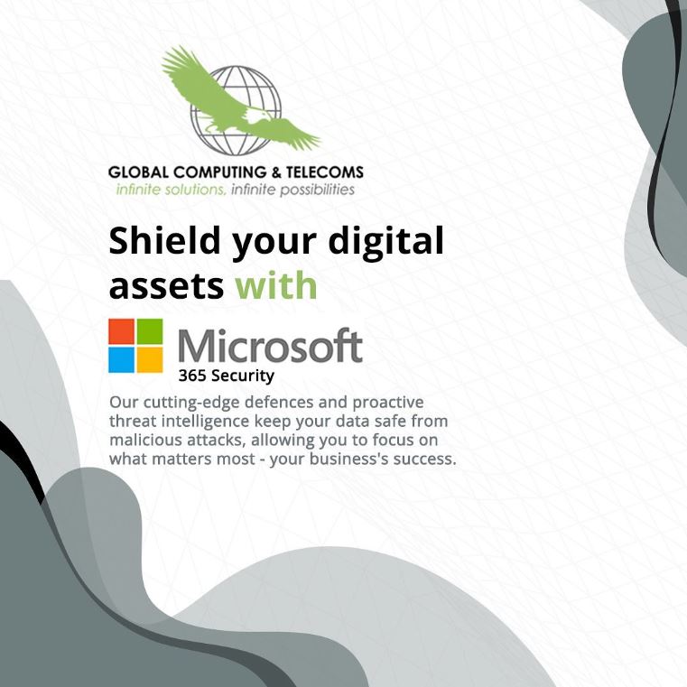 global_gct's tweet image. Protect your digital world with Microsoft 365. Our advanced security solutions safeguard your data from threats, so you can focus on growing your business—we’ve got your back.
#GlobalComputing #CyberSecurity #Microsoft365Security
#DataProtection #DigitalInnovation #TechSolutions