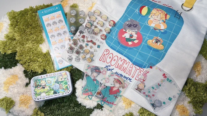 My own Doujima haul  THANK YOU FRIENDS FOR GIFTING ME SO MANY THINGS.. AND IM SO HAPPY TO BE ABLE TO BUY PRETTY ARTS FROM AMAZING ARTISTS..! truly blessed i've already yapped on instastory so i'll spare everyone from that here..  