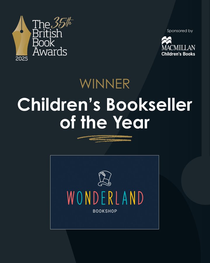 Books Are My Bag (@booksaremybag) on Twitter photo ✨ CHILDREN'S BOOKSELLER OF THE YEAR ✨
Congratulations to <a href="/Wonder_Bookshop/">Wonderland Bookshop</a> in Retford!
“It’s a book TARDIS… a safe space for children and teens to find heroes they really identify with."
thebookseller.com/british-book-a… <a href="/thebookseller/">The Bookseller</a>
#Nibbies #BritishBookAwards ✨ CHILDREN'S BOOKSELLER OF THE YEAR ✨
Congratulations to <a href="/Wonder_Bookshop/">Wonderland Bookshop</a> in Retford!
“It’s a book TARDIS… a safe space for children and teens to find heroes they really identify with."
thebookseller.com/british-book-a… <a href="/thebookseller/">The Bookseller</a>
#Nibbies #BritishBookAwards
